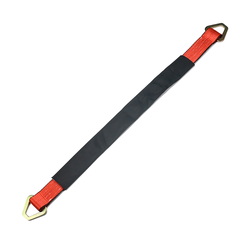डी-रिंग लाल सह 36INCH x 2INCH कार एक्सल पट्ट्या