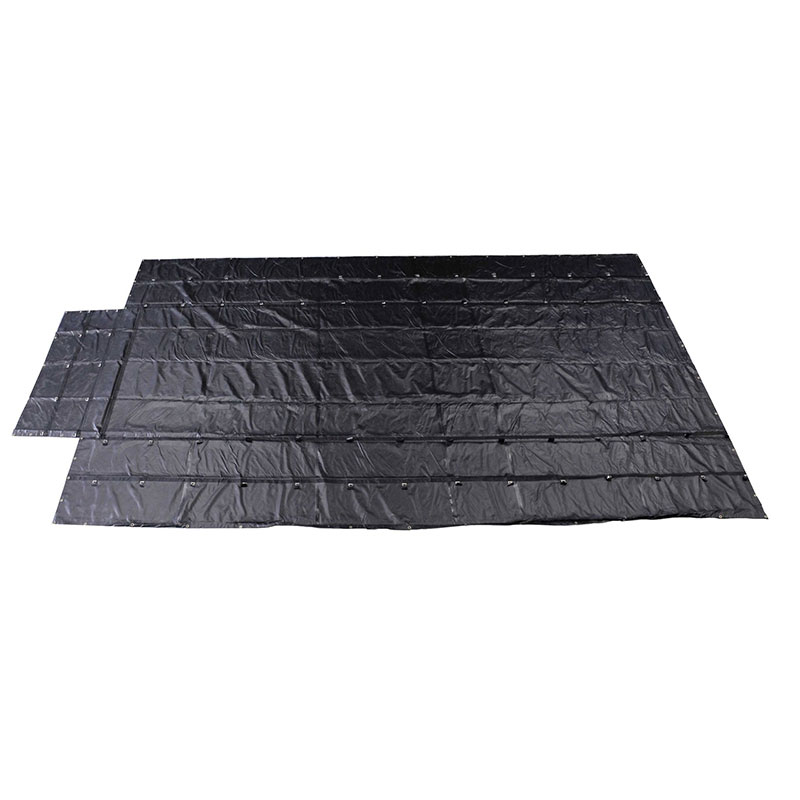 हेवी ड्यूटी लाकूड काळा Tarp